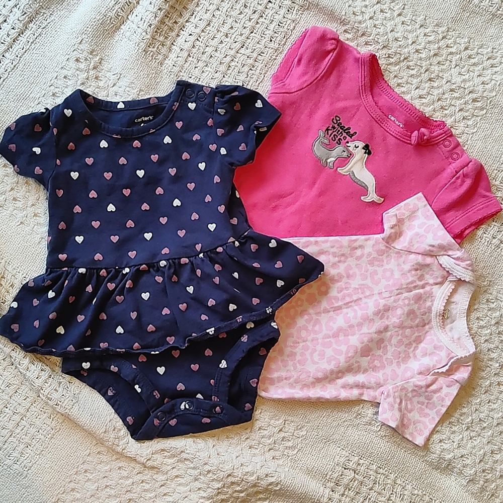 Carter's & Koala Baby Lot, Onesies, Dress, Seal